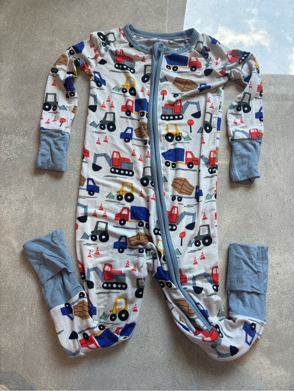 Little Sleepies Construction Zippy
